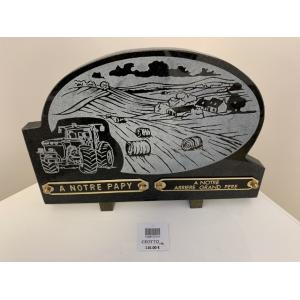 Granit noir fin tracteur 116€