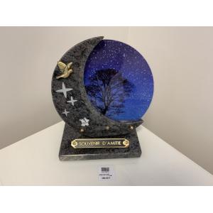 Plexiglass et Granit nuit 190€