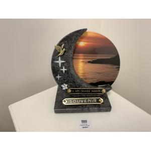 Plexiglass et Granit soleil 190€