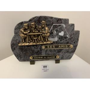 Granit orion joueurs de cartes 95€
