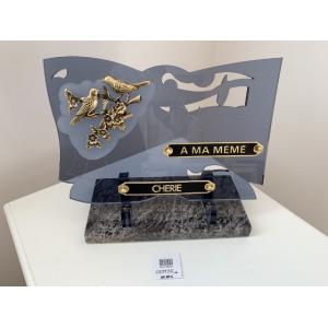 Plexiglass et Granit 88€