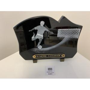 Granit noir fin footballeur 82€