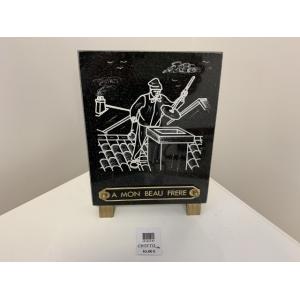 Granit noir fin ramoneur 65€