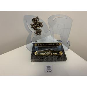 Plexiglass fleurs 66€