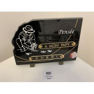 Granit noir fin jardin 78€