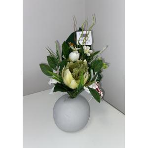 Bouquet fleurs artificielles