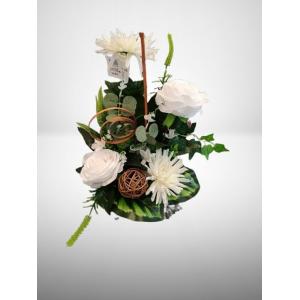 Pot de fleurs Blanche